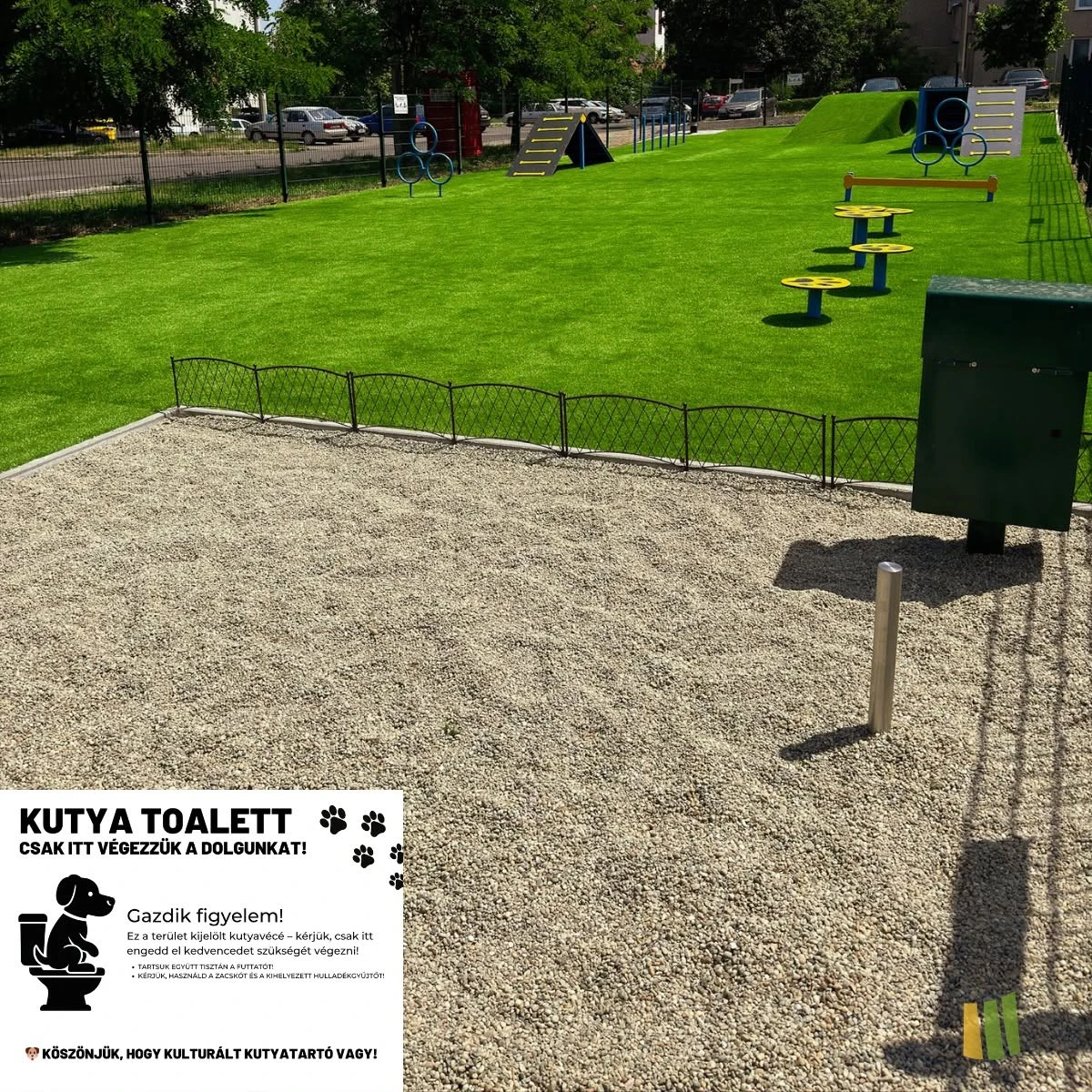 Kutyafuttató műfűvel – agility park referencia | Prémium Pázsit - kutyafuttato mufu 08
