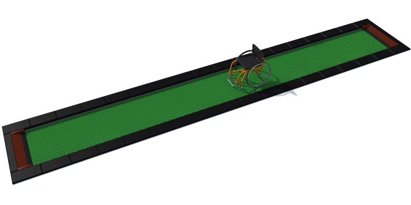 Inclusive Trampoline ORTA-I 150 x 200 – INTEGRADO - Inkluzív játszótér