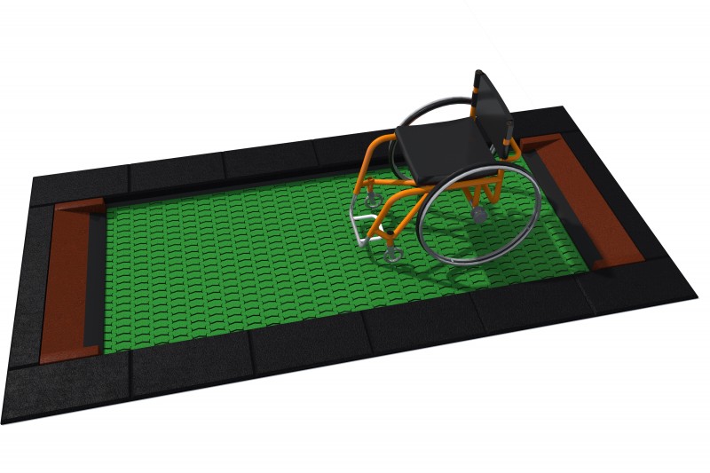 Inclusive Trampoline ORTA-I 150 x 250 – INTEGRADO - Inkluzív játszótér